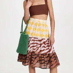 Studio 189 Cotton Mixed Print Prairie Skirt -Deals Glitz Muse Store stdon300281fa9f 1683650645400 2 0. UX357 QL90