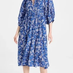 SUNDRY Blouson Sleeve Midi Dress -Deals Glitz Muse Store sundr321271f7d7 1679690348813 2 0. UX357 QL90