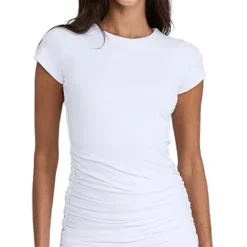 Susana Monaco Short Sleeve Gathered Overlay Dress -Deals Glitz Muse Store susan4073812244 1684330592580 2 0. UX357 QL90