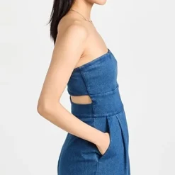 Susana Monaco Stretch Denim Romper 11 Susana Monaco Stretch Denim Romper -Deals Glitz Muse Store susan4097112451 1677088031758 2 1. UX357 QL90