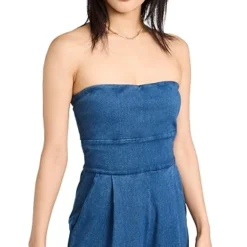 Susana Monaco Stretch Denim Romper 15 Susana Monaco Stretch Denim Romper -Deals Glitz Muse Store susan4097112451 1677088032919 2 0. UX357 QL90