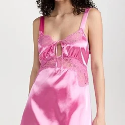 Tach Clothing Rina Satin Mini Slip Dress