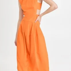 Tibi Italian Sporty Nylon Sleeveless Balloon Dress -Deals Glitz Muse Store tibdb3033710bee 1652722133976 2 0. UX357 QL90