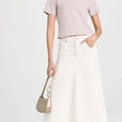 Tibi White Denim Godet Midi Skirt -Deals Glitz Muse Store tibdb304331c925 1677871367179 2 0. UX357 QL90