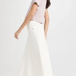 Tibi White Denim Godet Midi Skirt -Deals Glitz Muse Store tibdb304331c925 1677871367197 2 0. UX357 QL90