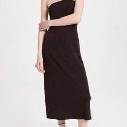 Tibi Harlow Jersey Strapless Midi Dress