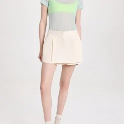 Tibi Eco Poplin Double Layer Skort Miniskirt -Deals Glitz Muse Store tibdb3045410d92 1683397076448 2 0. UX357 QL90