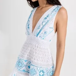 Temptation Positano V Neck Short Dress