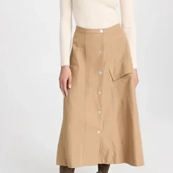 Vince Utility Button Down Skirt -Deals Glitz Muse Store vince5191927339 1670249749173 2 0. UX357 QL90