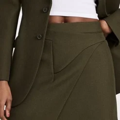 WARDROBE.NYC Wrap Skirt Mini