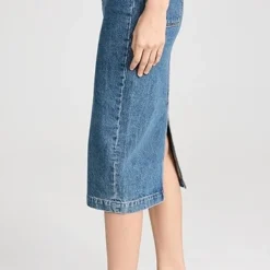 WARDROBE.NYC Denim Midi Skirt -Deals Glitz Muse Store wardr3005111873 1675783142857 2 0. UX357 QL90