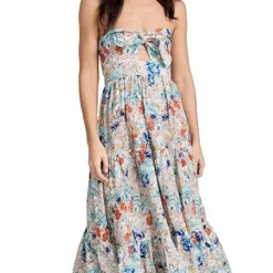 Zimmermann Clover Tie Front Midi Dress -Deals Glitz Muse Store zimme426601eb77 1667509045598 2 0. UX357 QL90