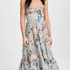 Zimmermann Clover Tie Front Midi Dress -Deals Glitz Muse Store zimme426601eb77 1667509045765 2 0. UX357 QL90