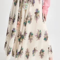 Zimmermann Pleated Midi Skirt