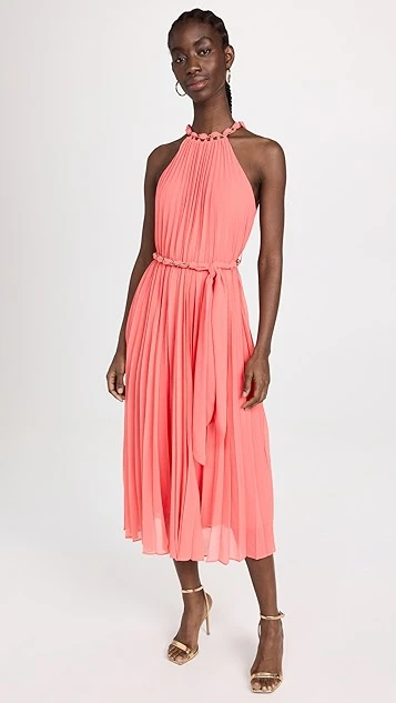 Zimmermann Sunray Pleat Midi Dress
