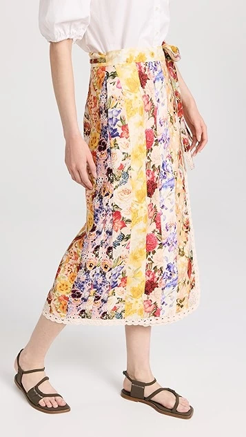 Zimmermann Wonderland Wrap Skirt 5 Zimmermann Wonderland Wrap Skirt - Image 3