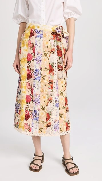 Zimmermann Wonderland Wrap Skirt 3 Zimmermann Wonderland Wrap Skirt