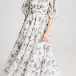 Zimmermann Pleated Midi Dress