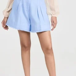Zimmermann Tama Pleated Shorts