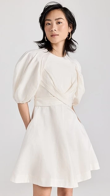 Zimmermann Wrap Mini Dress