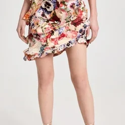 Zimmermann Wonderland Frill Miniskirt