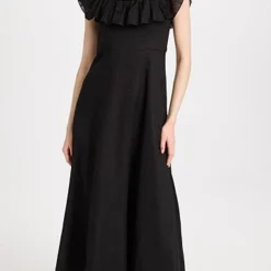 Zimmermann Cira Ruffle Neck Long Dress -Deals Glitz Muse Store zimme427921071b 1675292254766 2 0. UX357 QL90