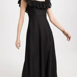 Zimmermann Cira Ruffle Neck Long Dress -Deals Glitz Muse Store zimme427921071b 1675292254895 2 0. UX357 QL90