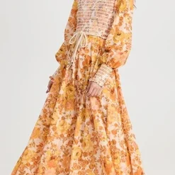 Zimmermann Raie Smocked Bodice Midi Dress -Deals Glitz Muse Store zimme428301e422 1683058515895 2 0. UX357 QL90